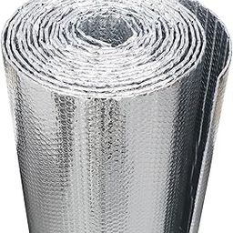 Heat Insulation 300 GSM (8mm) Sheet - (1.2Mtr X 10Mtr) Silver Bubble Sheet Heat Insulation Sheet for Roof Shield for Summer Radiant Barrier Thermal-picture-11