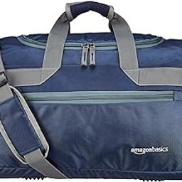 40 L Nylon And Polyester Duffel Bag For Men And Women | 53.34 L X 22.86 W X 27.94 H Cm | Multi-Utility For Travel, Outdoor Activities & Sports | Navy Blue-22