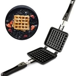 Dynore Non Stick Heavy Quality Waffle Maker Machine With Comfortable Handle For Kitchen Gas Stove.-12