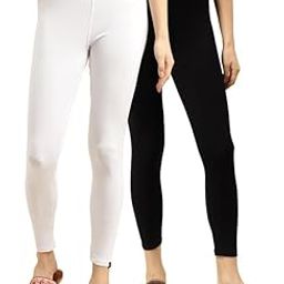 Women Cotton Solid Belt Ankle Length Legging Four Way Lycra-image-34
