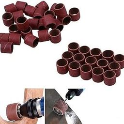 51 Pcs Sanding drum Mandrels for Rotary Tools Sleeves Kit Sander Wood Durable-picture-30