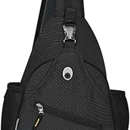 Elite Chest Bag for Men and Women Crossbody Bag, Shoulder Bag with Adjustable Strap, for Travel, Outdoor Activities,Cycling (Black)-image-36
