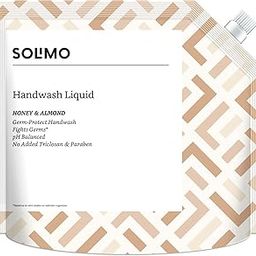 Amazon Brand - Solimo Liquid Handwash Refill Pack, Honey Almond, Germ Protect, Ph-Balanced, 1500 Ml-23