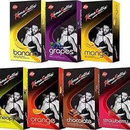 Kamasutra Honeymoon Pack With Exclusive Mango Flavours Condom (Pack of 7, 70S)-22