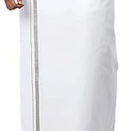 Men's Cotton Special Quality Welcro Dhoti/Jari Border Pocket Vesti/Adjustable for all size-picture-50