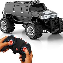 Lifelong Cuppy Remote Control Car for Kids | 2.4GHz High-Speed RC Truck with Turbo Mode, LED Headlights, Type-C Rechargeable Battery, Anti-Skid Tyres, BIS Certified, 40cm Monster SUV (LLCORC01)-image-23