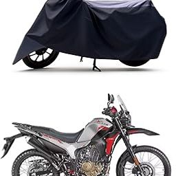 RS ENGLAND - All Season Protection Bike Cover for New Hero XPulse 210 Bike Cover with Water-Resistant and Dust Proof Premium 190T Fabric_Grey Stripe-image-84