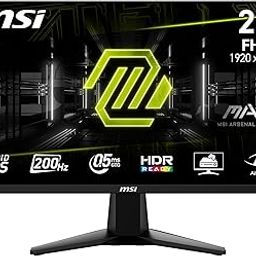 MSI MAG 255F E20 24.5-Inch FHD 1920x1080 Gaming Monitor, 200Hz, 0.5ms, HDR Ready, AMD FreeSync Premium, Eye Care, AI Vision, HDMI 2.0b, DP 1.2a, Frame-Less, Tilt Adjustable, Vesa Mount, Black-image-12