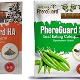 HA Cotton Bollworm Lure - Helicoverpa Armigera | Agriculture Use | Pack of 20 | & | SL Combo Pack Pheromone Lure for Leaf Eating Caterpillar, Funnel Trap, Pack of 5-image-18