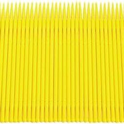 BNF Pack of 100Pieces Micro Brush Swab Eyelash Extension Applicators Eye Makeup Cosmetic Beauty Tools - Yellow |Health & Beauty | Tattoos & Body Art | Tattoo Supplies-image-50