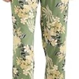 Viscose Lounge Pants Full Length for Women | Breathable, Mid Rise, Green-image-71