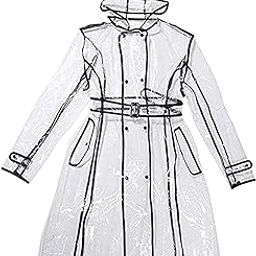 Cycling Bike Rain Cape Poncho Hooded Windproof Transparent Rain Coat Jacket | Clothing Shoes & Accessories | Womens Clothing | Coats & Jackets-31