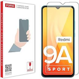 POPIO Tempered Glass Compatible For Xiaomi Redmi 9A / 9A Sport/ 9I / 9I Sport/ 10 5G / 10A / 9 Activ/ 9C / 11 Prime (Transparent) Full Screen Coverage Except Edges For Cellphone-image-17