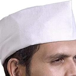 White Gandhi Topi Nehru Cap Traditional White Marathi Wedding Pooja Cap for Present in Functions Maharashtrian Topi Pack of 1-image-18