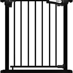 Lyrovo Metal Baby Safety Gate 2 Way Auto Close 75-95 cm Adjustable for Kids, Dogs, Pets, Infants (75-95Cm, Black)-picture-13