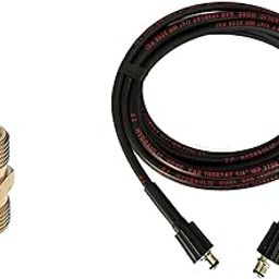 AMMK POWER TOOLS High Pressure Washer 2750 PSI 8 Meter Output Hydraulic Hose Pipe Black Color Steel Threaded with M22 Connector-5