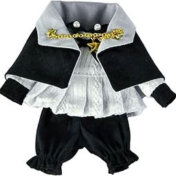 CALANDIS™ Doll Clothing Cute Ball Jointed Doll Outfifts 1:12 Scale Doll 6inch BJD Doll black-image-52