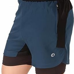 Men's 2 In 1 Running Quick Dry Shorts Gym Athletic Workout Shorts For Men With Phone Pockets-18