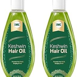 IMC Keshwin Hair Oil (IMC Herbal Hair Enriched with natural Herbs) (Pack of 2) 100ml X 2-25