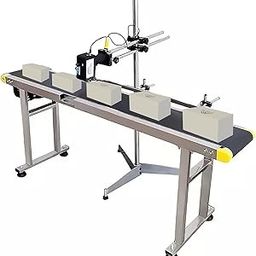 Universal Packaging Solutions Batch Coding Machine/Online Tij Printer/Expiry Date Inkjet Coder/Inkjet Coding Machine|Automatic Batch Printing Machine with Conveyor Belt-63