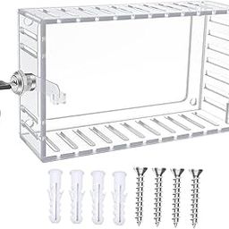CLUB BOLLYWOOD® A/C Thermostat Lock Box with Key Clear Thermostat Cover for Home|Heating Cooling & Air |Thermostats |Programmable Thermostats | 1 Thermostat Lock Box withMounting Accessories-image-64