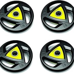 BODY MAXX 2.5 KG X 2 (28mm) Weight, Rubber Coated Iron Weight Plates, Dumbbell Plates, with Tri-Grip and Centre Hole Diameter 28MM, COLOR MAY VARY, 2.5 KG X 2 PC = 5KG (28MMRC2.5)-picture-18
