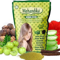 Mehandika Herbal Henna (500Gm Pack Of 2) | Organic Mehandi Henna Powder Natural Pure Finely Mehandi-image-51