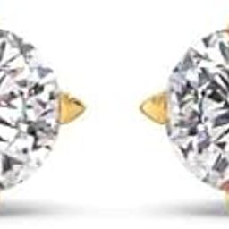 retrend design कान का टॉप्स vvs1 Clarity D Color Real Diamond Stone Hira Ratan Original Certified Earrings For Women Girl Stylish Round Diamond In All Sizes Perfect Tops For Gift Wearing डायमंड स्टोन-picture-35