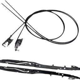 UJEAVETTE Sunroof Glass Cables Track Repair Kit fl3Z-1651071-a for Ford F450 F350-image-40