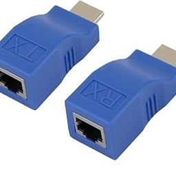 HDMI Range Extender of HD DVR 3D Projector 4K Video Over Single RJ45 LAN Cable Without Any Power up to 30 Meter JXHD3010-12