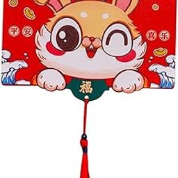 ATORSE® Chinese New Year Money Envelope New Year Party Lucky Money Pocket Rabbit Year Style D-image-41