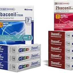 Rusan 2baconil Nicotine Transdermal Patch | 3 Months Therapy for More Than 20 Cigarettes a Day | Helps to Quit Smoking | Nicotine Replacement Therapy Plan-image-76