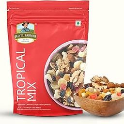 JEWEL FARMER Tropical Mix with Almonds, Cashewnuts, Pineapple, Black Raisins, Papaya, Dried Mango, Walnut, Assorted Fruits & Nuts (200g)-image-73