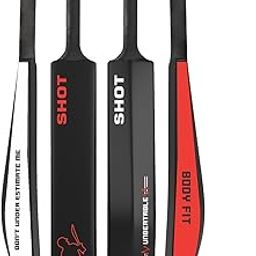 Bodyfit Cricket Bat | Plastic Cricket Bat | Lightweight Fiber, Hard Plastic, Anti-Slip Grip | Ideal for Adults, Practice Bat with 1 Tennis Ball.(Red)-image-20