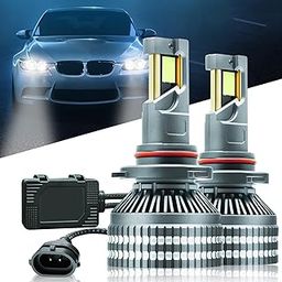 Carzex® Crystal Eye 9005/HB3 LED Projector Headlight & Fog Light Bulbs – 300W (150W x 2), 20,000 Lumens, 6500K Cool White – Super Bright LED Conversion Kit for Cars (Set of 2, 1-Year Warranty)-19