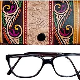 Genuine Leather Designer Spectacle Case-image-27