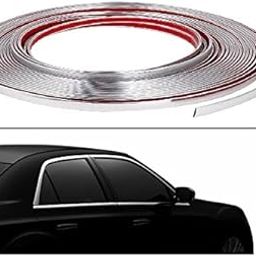 Kozdiko Car Chrome Beading Roll 15MM 20 Mtr for Audi A4-17