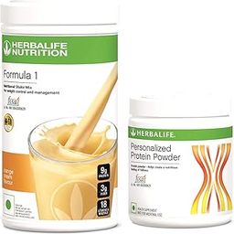 Herbalife formula 1 Shake - 500g (Orange Cream) with Personalized Protein Powder - 200g-18