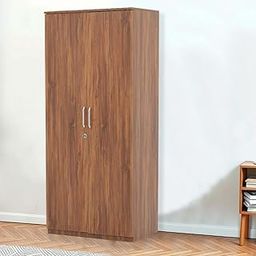 Royaloak Taurian 2 Door Wardrobe | Engineered Wood | Melamine Finish | Ample Storage Door | Safety Lock | Durable & Long Lasting | Modern Design-image-49