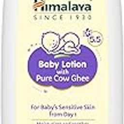 Himalaya Baby Lotion With Pure Cow Ghee 400Ml|Ph5.5|Aloe Vera|Safe For Newborns|For Baby's Sensitive Skin|No Parabens|No Phthalates|No Mineral Oil|No Synthetic Color|Dermatologically Tested-17