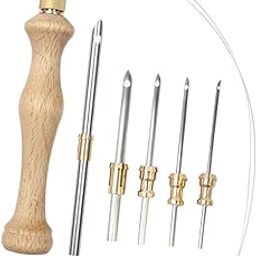 Bnf® Punch Needle Tool Kit with 5 Needles | Wood, Metal | Blunt Point | As Per Images | Sewing, Embroidery, DIY Crafting, Home Decoration-picture-16