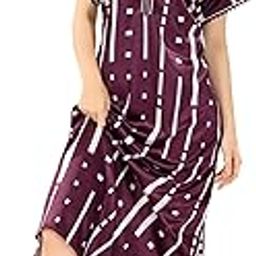 Soft Satin Floor Length Nighty | Premium Fabric | 1708-image-18