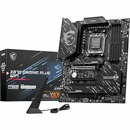 MSI X870 Gaming Plus WiFi Motherboard, ATX - Supports AMD Ryzen 9000/8000 / 7000 Processors, AM5-60A SPS VRM, DDR5 Memory Boost 8200+ MT/s (OC), PCIe 5.0 x16 & 4.0 x16, M.2 Gen5, Wi-Fi 7, 5G LAN-picture-2