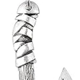 FOXY AXE (T) - Pure Titanium Steel Pendant with Stainless Steel 24inch Round Box Chain, European trending Style for Men & Boy-image-2