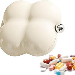 Zwerlin Travel Pill Box - Portable Pill Organizers for Medications | Compact Weekly Pill Storage Dispenser with Secure Lid | Tablet Organizer for Travel, Home, and Office | Medicine Storage Case-picture-1