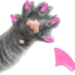Pretty Claws 1 Year Soft Nail Covers for Cat Claws - Bubble Gum Pink Small-image-64