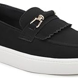 Womens Women Black Lightweight Loafers Loafer Flat-image-17