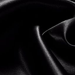 Yo Comfort Unstitched Japan Silky Satin Fabric for Dress, Garments, Pillow Cover, Scrunches | Plain Material With Silk and Shine (1M, Red) (1M, Black), Solid-image-9