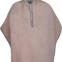 Wheelchair Cape Outdoor Indoor for Men Women Fleece Winter Poncho Lined Cape Coffee-image-37