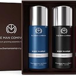 The Man Company Trio Body Perfume for Men | Noir, Bleu, Rouge Deodorant Set | Premium Long Lasting Fragrance | Body Spray Combo Pack | Gift Set for Men - (120ml*3)-42